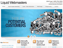 Tablet Screenshot of liquidwebmasters.com